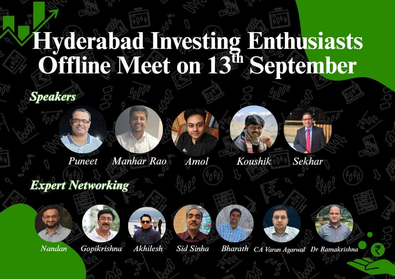 Promo poster for the HIE offline meet on 13 September 2025, listing the speakers and expert-networking guests